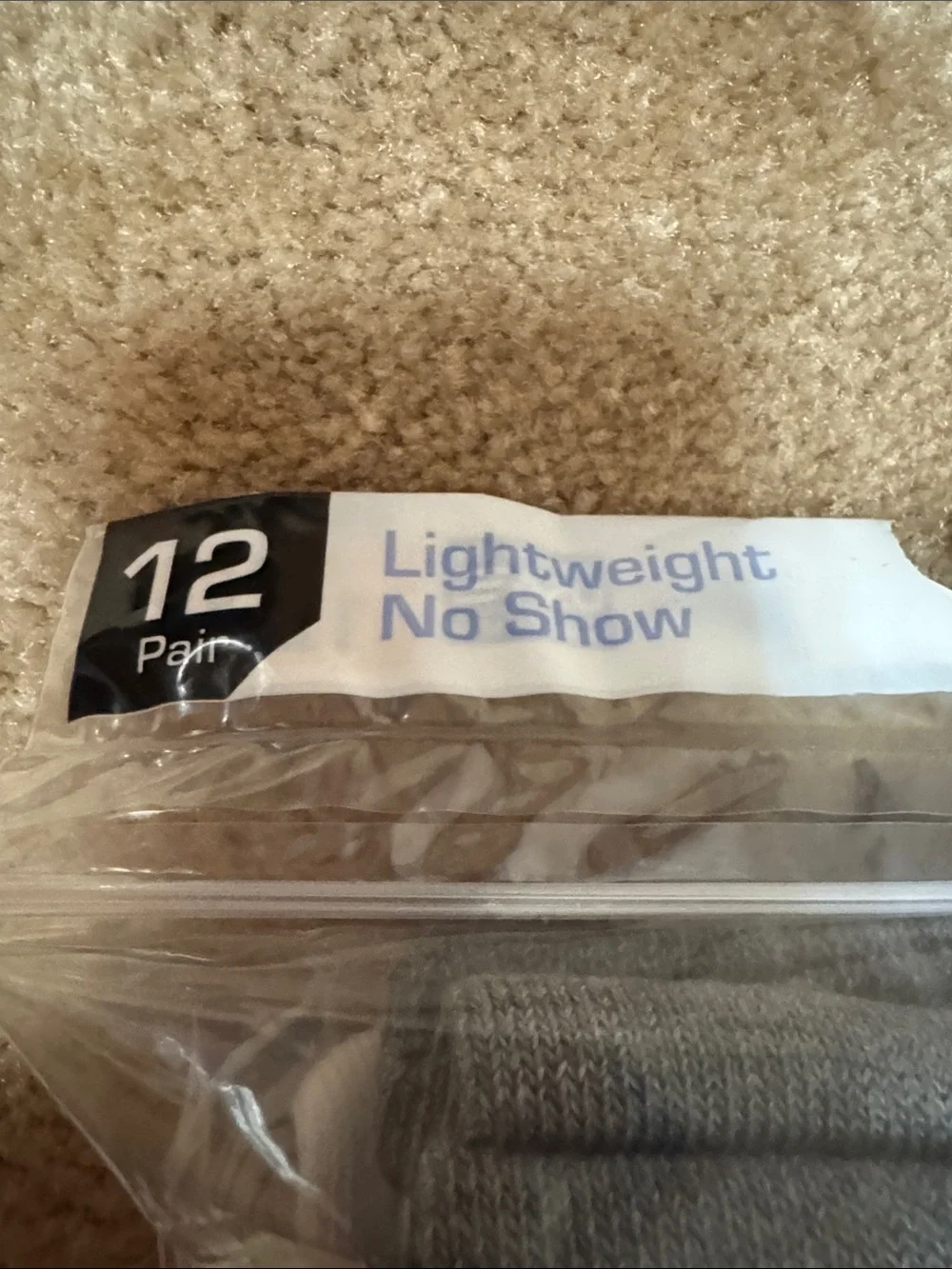 Lot of 2 packs Athletic Works Men's No Show Socks  (24 pairs total)
